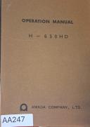 Amada-Amada PEGA Turret Punch Press Operation Maintenance Manual-Pega-04